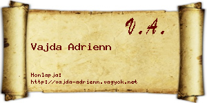Vajda Adrienn névjegykártya